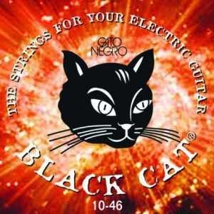 JUEGO CUERDAS GUITARRA ELECTRICA 10-46 BLACK CAT ref.10450