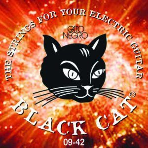 JUEGO CUERDAS GUITARRA ELECTRICA 9-42 BLACK CAT ref.11230