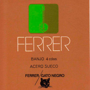 JUEGO CUERDAS BANJO FERRER 4 CUERDAS ACERO EXTRA. ref. 11700