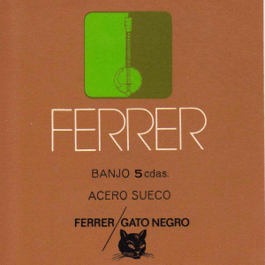 JUEGO CUERDAS BANJO FERRER 5 cuerdas ACERO EXTRA. ref. 11710
