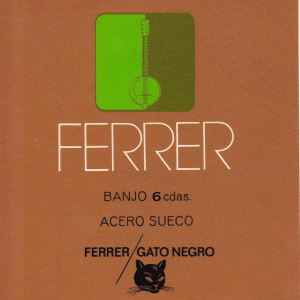 JUEGO CUERDAS BANJO FERRER 6 cuerdas ACERO EXTRA. ref. 11720